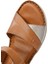 Kadın Taba Bilekten Bağlamalı Comfort Deri Sandalet 25SFD410418 9