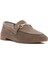 Kadın Vizon Tokalı Süet Deri Loafer 25SFD351610 6