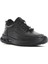 Erkek Siyah Bağcıklı Kalın Tabanlı Deri Sneaker 25SFD641018 6