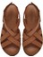 Kadın Taba Deri Comfort Sandalet 25SFD340418 7