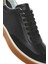 Erkek Siyah Bağcıklı Deri Sneaker 25SFD641914 9