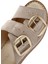 Kadın Bej Tokalı Süet Deri Comfort Terlik 25SFD340110 10