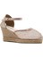 Kadın Altın Bilekten Tokalı Dolgu Topuklu Espadril Sandalet 25SFD207314 7