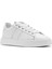 Erkek Beyaz Bağcıklı Deri Sneaker 25SFD707518 6