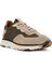 Erkek Vizon Bağcıklı Deri Sneaker 25SFD707714 6