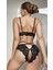 - Özel Bölgesi Açık Seeksi Bustiyerli Siyah Sütyen Külot Takım 2