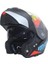 Mts Helmet M-966 WX89 Çene Açılır Kask Matt Black – Güneş Vizörlü 3