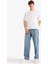 %100 Pamuk Baggy Fit Normal Bel Geniş Paça Jean Pantolon E8421AX25AU 1