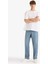%100 Pamuk Baggy Fit Normal Bel Geniş Paça Jean Pantolon E8421AX25AU 3