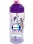 Mor Indıgo Tritan Desenli Pipetli Matara 500 Ml, Şık ve Dayanıklı Içecek Kabı 1