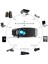 YG600 2000 Lümen 1080P 30000 Saat LED Projektör Hdmı/vga /usb/sd/av Input Projeksiyon Cihazı 3