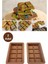 Renkli Silikon Çikolata Kalıbı, 8 Bölmeli, 2'li Paket 1