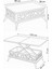 Zeren Akıllı Sehpa Lazer Desenli 4 Fonksiyonlu Atlantik Çam 90x39x60 Cm 4