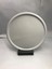 30 cm Mat Gri Metal Yuvarlak Servis Tepsisi, Şık ve Kullanışlı Sunum Aracı 1