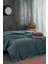 Yeşil Pamuklu Çift Kişilik Yatak Örtüsü, Rahat ve Şık Kullanım Sağlar. 1