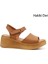 Kadın Taba Antik Dolgu Taban Hakiki Deri Sandalet 1