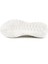 Kadın Beyaz Triko Taşlı Memory Foam Tabanlıklı Comfort Sneaker 4