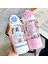 Yeni Sanrio Yüksek Yüzlü Sevimli Kız Pipet Su Bardağı (Yurt Dışından) 4