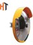 Trafik Güvenlik Aynası 60 cm Sarı-Siyah ve 2 M Galvaniz Flanşlı Direk Set 2