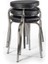 Şık 3'lü Siyah Mutfak Tabureleri, Konfor ve Estetik Birlikte 1