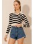 Polo Yaka Çizgili Kaşkorse Bluz 1