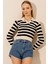 Polo Yaka Çizgili Kaşkorse Bluz 4