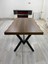 Kahverengi 140X80 cm Mdf Yemek Masası, Şık ve Dayanıklı Tasarım 1