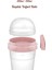 Pembe Taşınabilir Yoğurt Kabı, 600 ml + 200 ml Saklama Haznesi, Pratik ve Şık 3