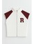 Raglan Kollu R Nakışlı Fermuarlı Crop Bluz 1