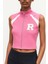 Raglan Kollu R Nakışlı Fermuarlı Crop Bluz 3