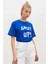 Bisiklet Yaka Oversize Shut-Up Baskılı T-Shırt 1