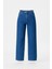 Yüksek Bel Geniş Paça Jean Pantolon 1