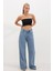 Vintage Yıkamalı Düz Paça Jean Pantolon 1