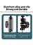 Telesın Motosiklet Gidonu Bisiklet Montaj Kelepçeleri Için Gopro Hero 13 12 11 10 9 Djı Osmo Action 5 Pro 4 3 INSTA360,360° Çift Top Başlı Kelepçe Tutucu 1/4-20 mm Kamera ve Telefon Için Adaptör 3