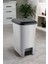 25 Litre Gri Pedallı Modern Çöp Kovası, Pratik ve Şık Tasarım 2