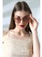 Kadın Cat Eyes Bal Rengi UV400 Güneş Gözlüğü 23028 C4 1