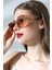 Kadın Cat Eyes Bal Rengi UV400 Güneş Gözlüğü 23028 C4 3