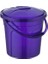 Mor Kapaklı, Dayanıklı ve Şık 2 Numaralı Kova, Pratik Kullanım Için Ideal. 1