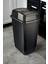 Siyah 27 Litre Çift Taraf Itme Kapaklı Banyo Atık Kutusu 2