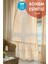 Naturel Bohem French Stil Fırfırlı Perde 1