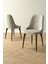 Ikon Meşe Desen 80X132 Açılabilir Mdf Masa Yemek Odası Takımı, Mutfak Takımı 4 Adet Sandalye 4