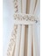 Naturel Perde Bohem Çift Kanat Büzgü Bantlı 4