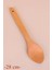 Kahverengi 28 cm Ahşap Yemek Kaşığı, Tek Parça, Doğal ve Şık Tasarım 1