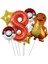Pokemon Charizard Konsept 8 Yaş Balon Set Pokemon Çarizart Doğum Günü Yıldız Folyo Balon Set 1