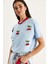 Kadın Kısa Kollu Kiraz Aksesuarlı T-Shirt 5