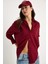 Kadın Düşük Omuz Oversize Basic Bürümcük Gömlek 5