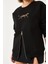 Kadın Üç Iplik Şardonlu Önü Fermuarlı Leopar Baskılı Sweatshirt 2