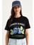 Kadın Blueberries Baskılı Bisiklet Yaka % Pamuklu T-Shirt 1