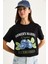 Kadın Blueberries Baskılı Bisiklet Yaka % Pamuklu T-Shirt 4