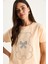 Kadın Teddy Kurdele Detaylı Taşlı T-Shirt 4